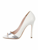 Thumbnail for your product : Miu Miu Leather Pumps White