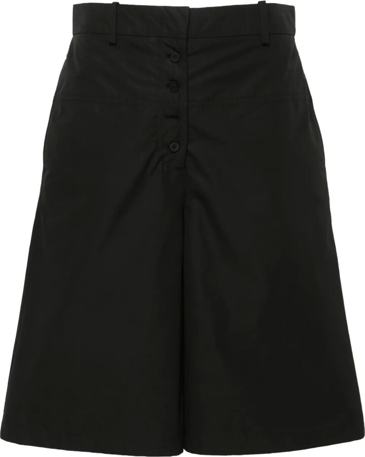 Jil Sander High-Waist Bermuda Shorts