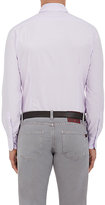 Thumbnail for your product : Barba Men's Gingham Cotton Shirt-LIGHT PURPLE