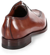 Thumbnail for your product : a. testoni Washed Leather Lace-Ups
