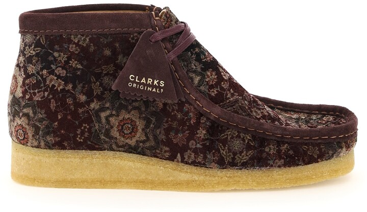 clarks velvet boots