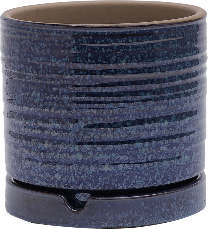 Better Homes & Gardens Pottery 6" Toramina Ceramic Planter, Teal