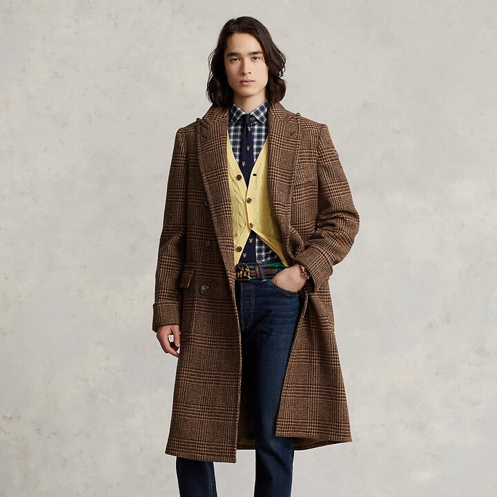 Ralph Lauren Glen Plaid Wool Polo Coat ShopStyle
