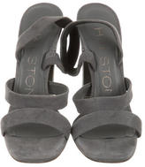 Thumbnail for your product : Halston Suede Slingback Sandals