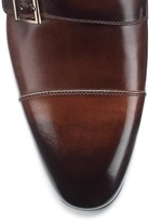 Thumbnail for your product : Santoni Double Buckle Leather Dress Shoes