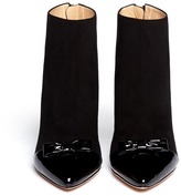 Thumbnail for your product : Charlotte Olympia 'Myrtle' patent toe cap suede
