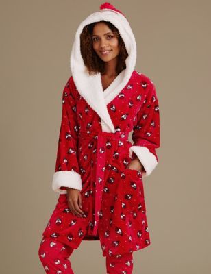 Marks and Spencer Robin Print Dressing Gown