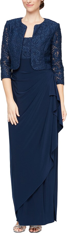 navy blue bolero jacket