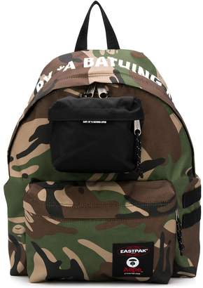 Eastpak x AAPE camouflage print backpack