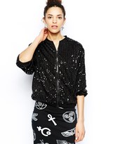Thumbnail for your product : Motel Sequin Bomber