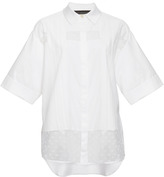 Thumbnail for your product : Thakoon Cotton-Blend Lace-Inset Shirt