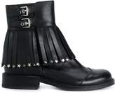 Thumbnail for your product : HTC embellished tassel buckle boots