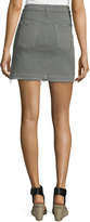 Thumbnail for your product : 7 For All Mankind Utility Pocket Mini Skirt, Moss