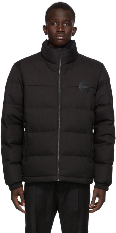 HUGO BOSS Black Down Biron Jacket - ShopStyle Outerwear