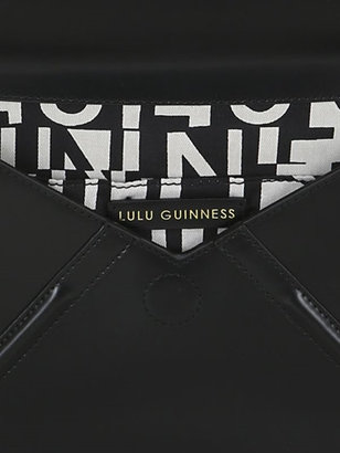 Lulu Guinness Catherine Lips Envelope Clutch
