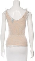 Thumbnail for your product : Chanel Lace Sleeveless Top