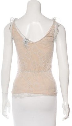 Chanel Lace Sleeveless Top
