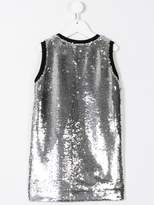 Thumbnail for your product : MSGM Kids logo sequin embellished dress