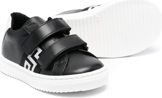Versace Children 4G-tape touch-strap sneakers