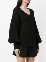 Thumbnail for your product : Olympiah Monter knitted blouse