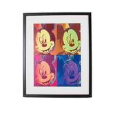 Thumbnail for your product : Graham & Brown Yellow Mickey Mouse Pop Art Framed Print