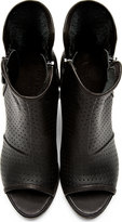 Thumbnail for your product : Rag and Bone 3856 Rag & Bone Black Leather Perforated Noelle Boots