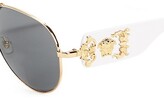 Thumbnail for your product : Versace 62mm Aviator Sunglasses