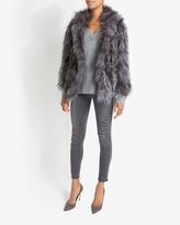 Thumbnail for your product : Adrienne Landau Silver Fox Fur Hooded Jacket