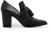 Thumbnail for your product : MANGO Tassel croc-effect shoes