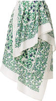 Thumbnail for your product : Christian Wijnants asymmetric floral skirt