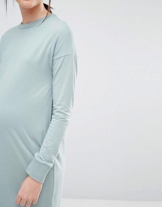 ASOS Maternity Column Dress With High Neck