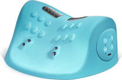 subay Portable Neck And Shoulder Massager With Heat - 3 Modes Cervical Traction Pillow For Pain Relief, Deep Tissue Relaxation & Posture Support, 26° Ergono