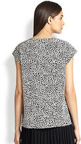 Thumbnail for your product : Diane von Furstenberg America Too Printed Silk Top