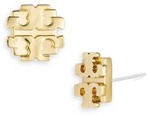 Thumbnail for your product : Tory Burch Women's Large Logo Stud Earrings