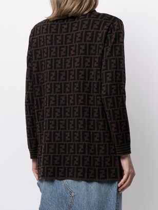 Fendi Pre-Owned 1990s Zucca-pattern jumper