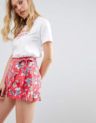 Free People Flirting Fleurs floral print shorts
