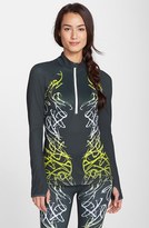 Thumbnail for your product : Zella Scroll Print Half Zip Pullover
