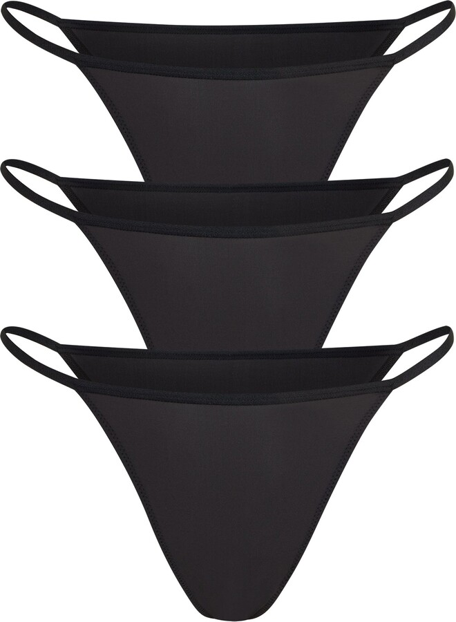Fits Everybody String Bikini 3-Pack | Onyx - ShopStyle Panties