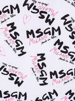 Thumbnail for your product : Msgm Kids logo print T-shirt dress
