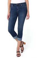 Thumbnail for your product : Liverpool Charlie Wide Cuff Capri Jeans