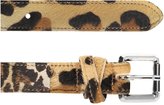 Thumbnail for your product : Forzieri Animal Print Haircalf Leather Belt