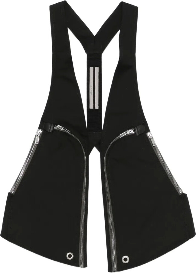 Rick Owens zip Bauhaus vest