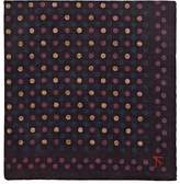 Thumbnail for your product : Isaia Men's Dotted Wool-Silk Pocket Square