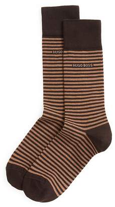 HUGO BOSS Combed Cotton Stripe Socks