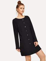 Thumbnail for your product : Shein Solid Tunic Dress