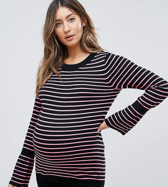 Asos Jumper with Stripe and Fluted Sleeve Asos Jumper with Stripe and Fluted Sleeve