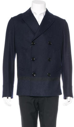 Gucci Wool Double-Breasted Peacoat w/ Tags