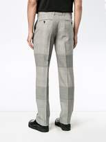 Thumbnail for your product : Alexander McQueen Herringbone & Houndstooth Cigar Trousers