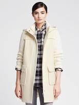 Thumbnail for your product : Banana Republic Heritage Sweater-Sleeve Duffle Coat