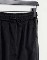Thumbnail for your product : adidas 'Comfy Cords' velvet corduroy cuffed trackies in black